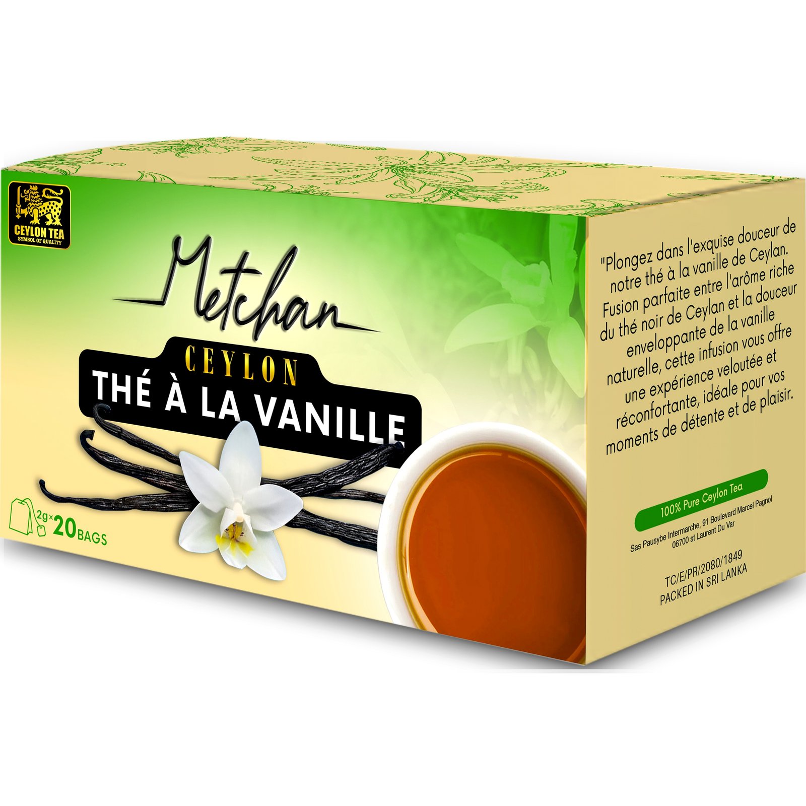 Thé à la vanille