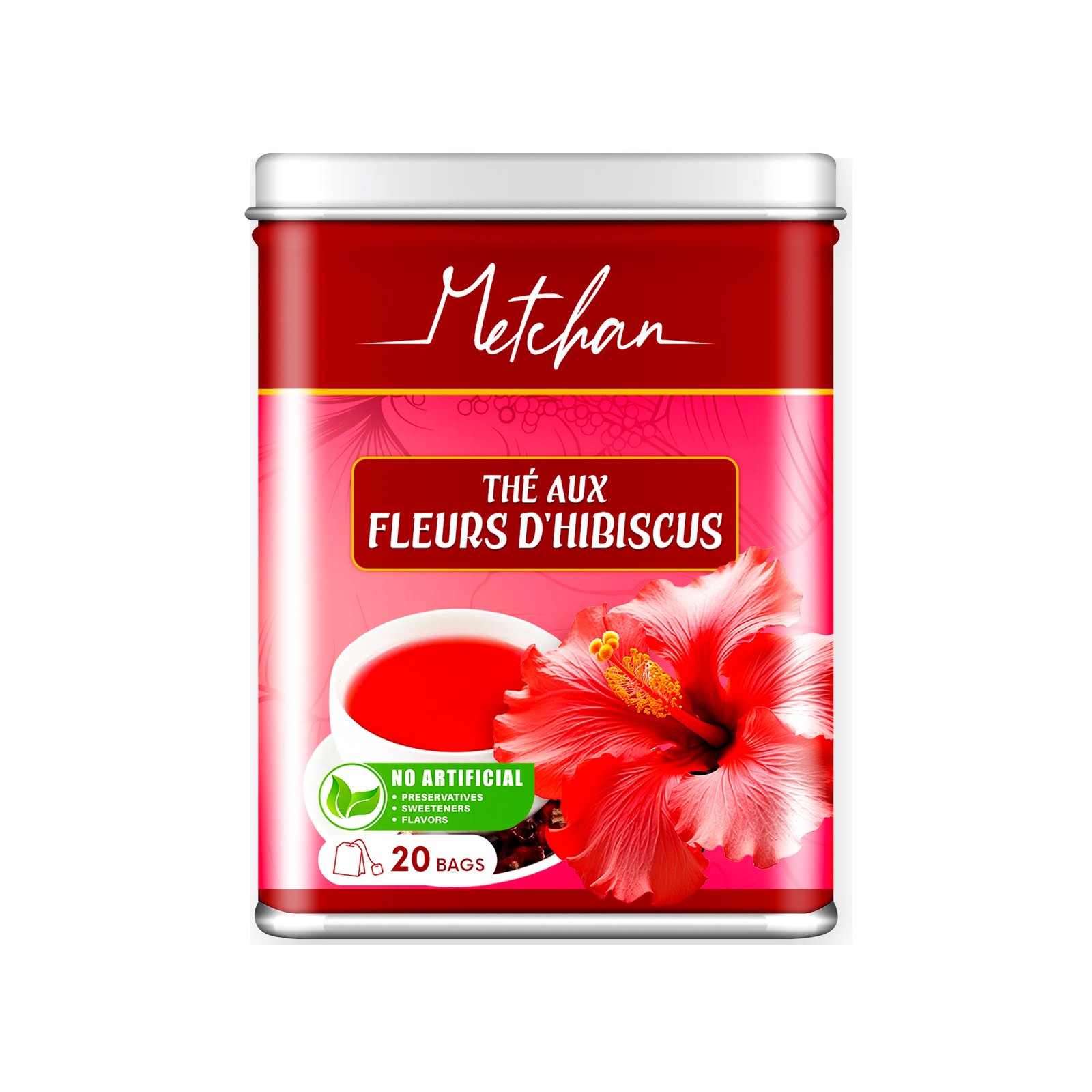 Thé aux fleurs d'hibiscus